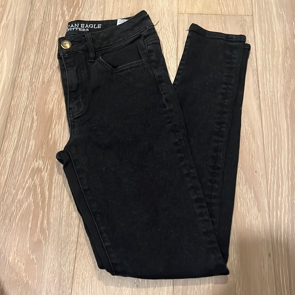 Black American Eagle Jeggings - Picture 2 of 3